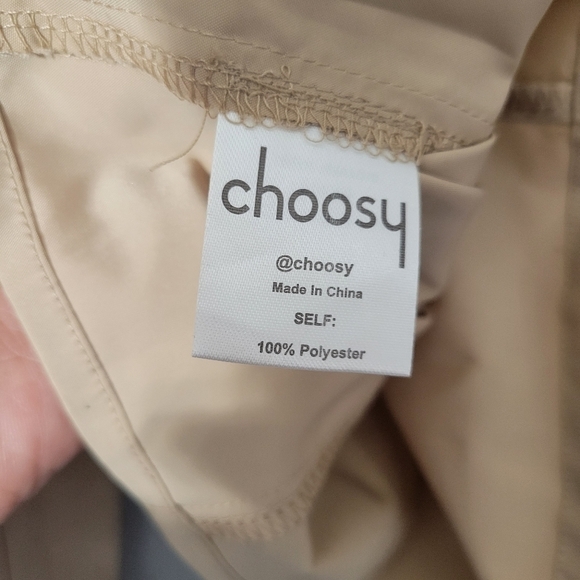 Choosy Khaki Puff Sleeve Crop Top NWT - Picture 11 of 13